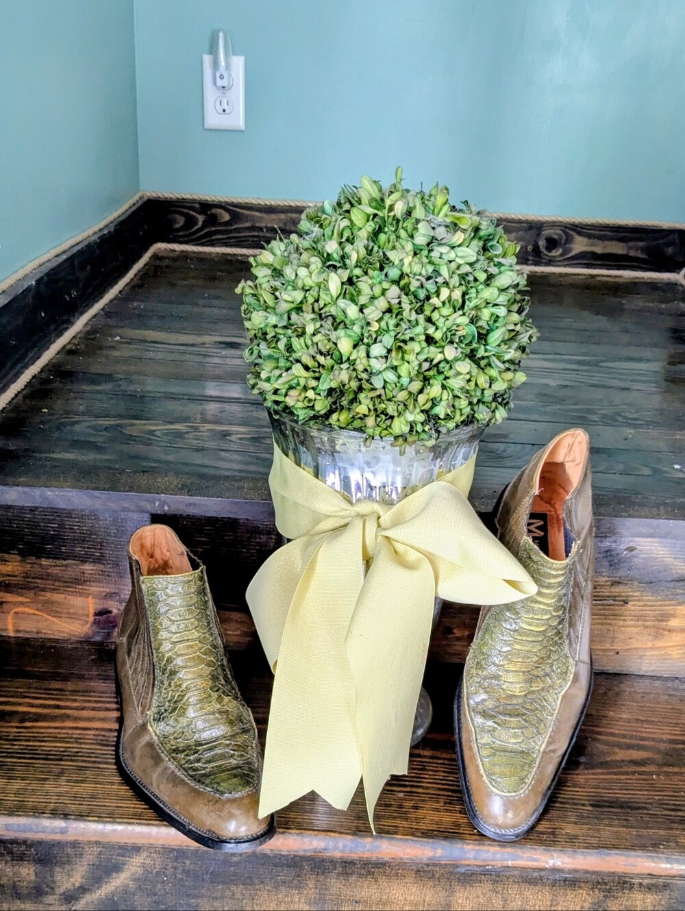 Barrow Forest Green Men's Dress Boots